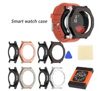 ZYHARUKO Boîtier de montre élégant en métal améliorant la durabilité, idéal pour les événements formels, accès aux boutons sans couture, boîtier en métal tendance