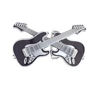 ZYHARUKO Boucles automatiques en métal cool pour guitare électrique Rock and Rolling Durabilité Accessoire de mode Boucles de ceinture unisexe, Modèle noir, taille unique