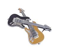 ZYHARUKO Boucles automatiques en métal cool pour guitare électrique Rock and Rolling Durabilité Accessoire de mode Boucles de ceinture unisexe, Modèle bicolore, taille unique