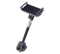 ZYHARUKO Bras de serrage pour tablette, rotation à 360 degrés, flexible, incliné, réglable, tige télescopique de rechange, pince de téléphone en métal avec tige extensible