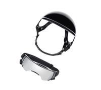 ZYHARUKO Casque de sport tendance pour chien, lunettes de protection pour les yeux, pour exploration en ville, activités de plein air, randonnée, cyclisme, casque de protection pour chien avec