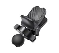 ZYHARUKO Clip de fixation pour grille d'aération de voiture - 17 mm - Joint à tête sphérique - Support de prise pour téléphone portable