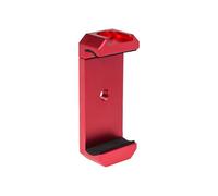 ZYHARUKO Clip de téléphone professionnel en aluminium avec trou de vis 1/4 pour vloggings en direct et vidéoconférence, adaptateur de trépied pour tablette