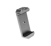 ZYHARUKO Clip de téléphone professionnel en aluminium avec trou de vis 1/4 pour vloggings en direct et vidéoconférence, adaptateur de trépied pour tablette