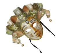 ZYHARUKO Costume de bal masqué vintage vénitien, bouffon, carnaval, cosplay, fête d'Halloween pour femmes et hommes, décorations murales