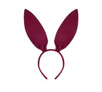 ZYHARUKO Costume de lapins pour femme avec serre-tête, nœud papillon, poignets et queue, accessoires pour Pâques, Halloween, cosplay, fête, accessoires de costume de lapins pour femme