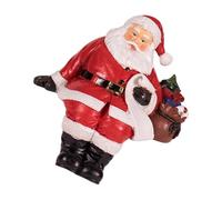 ZYHARUKO Décoration de table en résine fabriquée à la main pour la famille Père Noël