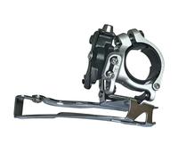 ZYHARUKO Dérailleur avant de vélo en acier 9/27 vitesses, mécanisme de changement de vitesse précis, améliore la stabilité, faible entretien, durabilité, adaptateur de cadre de vélo