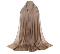 ZYHARUKO Élégant foulard ethnique hijab respirant couvrant le visage châle pour mosquée Madrassa Umrah Hajj 180,3 x 73,7 cm écharpe douce hijab, Couleur 3, taille unique