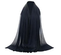 ZYHARUKO Élégant foulard ethnique hijab respirant couvrant le visage châle pour mosquée Madrassa Umrah Hajj 180,3 x 73,7 cm écharpe douce hijab, Couleur 2, taille unique