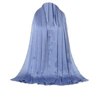 ZYHARUKO Élégant foulard ethnique hijab respirant couvrant le visage châle pour mosquée Madrassa Umrah Hajj 180,3 x 73,7 cm écharpe douce hijab, Couleur 10, taille unique