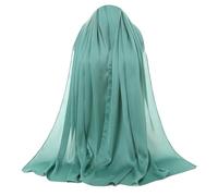 ZYHARUKO Élégant foulard ethnique hijab respirant couvrant le visage châle pour mosquée Madrassa Umrah Hajj 180,3 x 73,7 cm écharpe douce hijab, Couleur 5, taille unique
