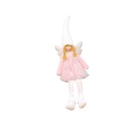 ZYHARUKO Élégante poupée angélique en peluche décorative pour salon, fête de Noël, décoration de mariage, décoration d'étagère, poupée veloutée douce de qualité supérieure