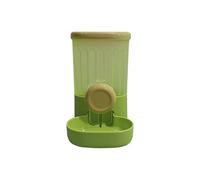 ZYHARUKO Ensemble de gamelles surélevées pour chien - Résistant aux fuites - Distributeur amovible en métal - Design gain de place - Mangeoires automatiques pour animaux de compagnie et fontaine à eau