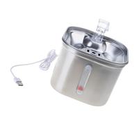 ZYHARUKO Fontaine à eau automatique de 2,6 L à faible bruit pour chien avec distributeur de grande capacité