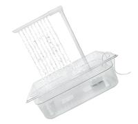 ZYHARUKO Fontaine automatique pour animal domestique - Baignoire pour oiseaux - Avec débit d'eau réglable - Fontaine de bain automatique pour oiseaux