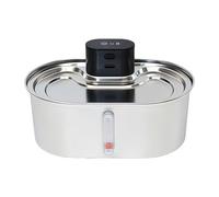 ZYHARUKO For Lovers Fontaine à eau à flux automatique en acier inoxydable USB Grande fontaine