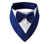 ZYHARUKO Foulard formel pour animal de compagnie, nœud papillon, collier de Noël réglable, en coton très absorbant, bandana pour petites races, accessoire tendance pour animaux de compagnie