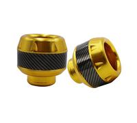 ZYHARUKO Glissière de cadre pour moto, scooter, vélo, roue avant anti-collision, vis anti-explosion, curseurs multicolores pour moto-cnc protection contre les chutes