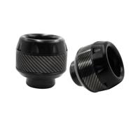 ZYHARUKO Glissière de cadre pour moto, scooter, vélo, roue avant anti-collision, vis anti-explosion, curseurs multicolores pour moto-cnc protection contre les chutes