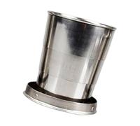 ZYHARUKO Gobelet de camping pliable non terni - Récipient dense et recyclable pour la randonnée, les voyages, fin et permanent - Sans danger pour la planète - Tasse de camping transportable