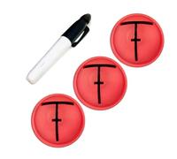 ZYHARUKO Guide de positionnement de balle de golf avec poignée antidérapante pour un alignement parfait des coups pendant la pratique