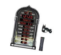 ZYHARUKO Horloge intelligente Azan : heure mondiale pour 1150 villes, heures de prière, affichage de la date, répétition, musique