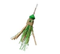 ZYHARUKO Jouet à mâcher pour perroquet - Tentacules - Cage de paille - Pour mastiquer les bractées de maïs tissées - Accessoires de cage - Déchiquetage d'oiseaux