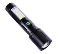 ZYHARUKO Lampe torche rechargeable 5000 mAh avec sortie lumineuse et modes pour la randonnée, la maison, lumière de crise permanente