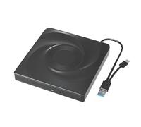 ZYHARUKO Lecteurs DVD externes pour ordinateur portable USB 3.0 USB C lecteur de disque ROM pour ordinateur portable graveur portable facile à transporter
