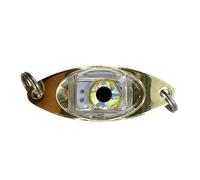 ZYHARUKO Leurres de pêche LED Veilleuse Lumineuse Lampe Fish Eye Attirant Cuillères Appâts Sous Marine Forme Oeil Clignotant Leurres