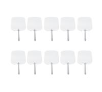 ZYHARUKO Lot de 10 éventails à main avec surfaces vierges pour créer un éventail unique de sublimation de mariage et de fête
