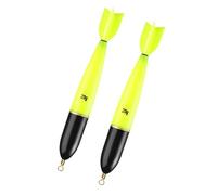 ZYHARUKO Lot de 2 flotteurs lumineux pour pêche de nuit - Bouées luisantes - Appâts légers - Flotteur de pêche électronique