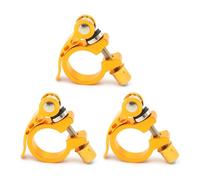 ZYHARUKO Lot de 3 colliers de serrage en alliage d'aluminium pour vélo de montagne Accessoires de vélo réglables