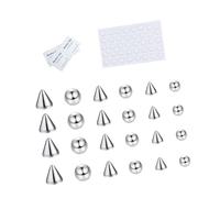 ZYHARUKO Lot de 68 anneaux pratiques en acier inoxydable sans piercing pour sourcil et lèvre - Portable - Pour transformer facilement les styles, taille unique, Comme décrit, Comme décrit.