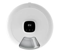 ZYHARUKO Mangeoires programmables pour chats - Aliments secs et humides - Gamelle avec bol amovible pour un nettoyage facile - Accessoires d'alimentation pour la maison