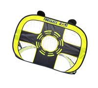 ZYHARUKO Objectif d'entraînement de football avec 5 zones d'entraînement à courant continu - Assemblage rapide - Quatre cents pour chaque catégorie d'âge - Filet de football pliable en tissu