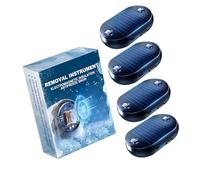 ZYHARUKO Outil de dégivrage automobile à agitation électromagnétique pour un dégivrage rapide de la neige et moins de glace sur les surfaces en verre transparent 4 pièces Gadget de chauffage extérieur