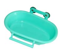 ZYHARUKO Plateau de douche pour oiseaux avec vis supplémentaires pour perroquets, baignoire pour cage à oiseaux, mangeoire, accessoire de bain