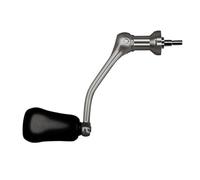 ZYHARUKO Poignée d'alimentation à visser pour moulinet de lancement d'appât, double/simple, bascule, poignée de pêche, rotations, rockers, matériel de pêche