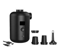 ZYHARUKO Pompes à air à buses multiples 4 embouts réglables rechargeables compacts compacts pour piscine flotteur matelas pneumatique camping compact gonfleur pour l'extérieur