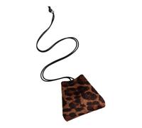 ZYHARUKO Sac à bandoulière tendance en polyester résistant à l'usure pour un usage quotidien en plein air événement Design compact Sac à bandoulière coréen, Motif léopard marron, One Size