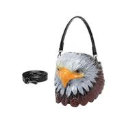 ZYHARUKO Sac à main multifonction unisexe en similicuir avec compartiment spacieux pour le travail, les voyages et un usage quotidien décontracté, marron, One Size