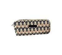 ZYHARUKO Sac côtelé traditionnel pour matériel d'écriture, plusieurs compartiments, imperméable, polyster, commodité, glissière, rudiments scolaires, grande capacité, D, Beauté de masse