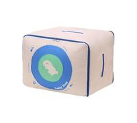 ZYHARUKO Sac de rangement solide décoré de dessins animés pour literie en vrac vêtements d'hiver avec tractions de transport maison universitaire sac de rangement non tissé entrelacé permanent