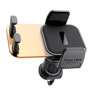 ZYHARUKO Support de téléphone à ressort automatique pour grille d'aération de voiture avec ABS de défense pour une installation rapide, coque épaisse et sécurisée