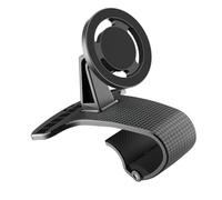 ZYHARUKO Support de téléphone rotatif à 360 degrés pour téléphone 16 15 14 à clipser sur tableau de bord avec support de plaque d'immatriculation Multi tableau de bord