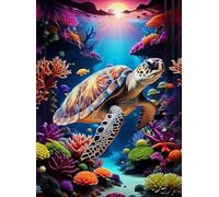 ZYHDK 1000 Pièces - Coloré Abstract Puzzle - Puzzle Irrégulier Pieces - Marine Animals - Fun Jouet Personnalisé - Jeu Éducatif pour Adultes - Jz114Ap