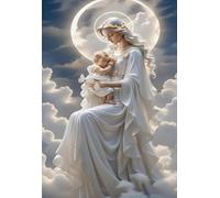 ZYHDK 1000 Pièces ，Irregular Puzzle ，Puzzle Artistique ，The Madonna Painting ，for Jouets Éducatifs pour Adultes ，Jeu De Mémoire pour Personnes Âgées Xd114Yk