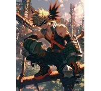 ZYHDK 1000 Pièces Puzzle，Irregular Puzzle ，Japanese Animes My Heross Academias Affiches,Adult's Jeux De Mémoire pour Adultes ，Wall Art Gifts Xd102Yk